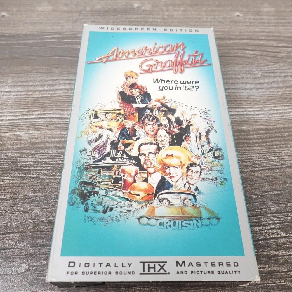 Vintage American‎ Graffiti VHS Tape Universal Richard Dreyfuss